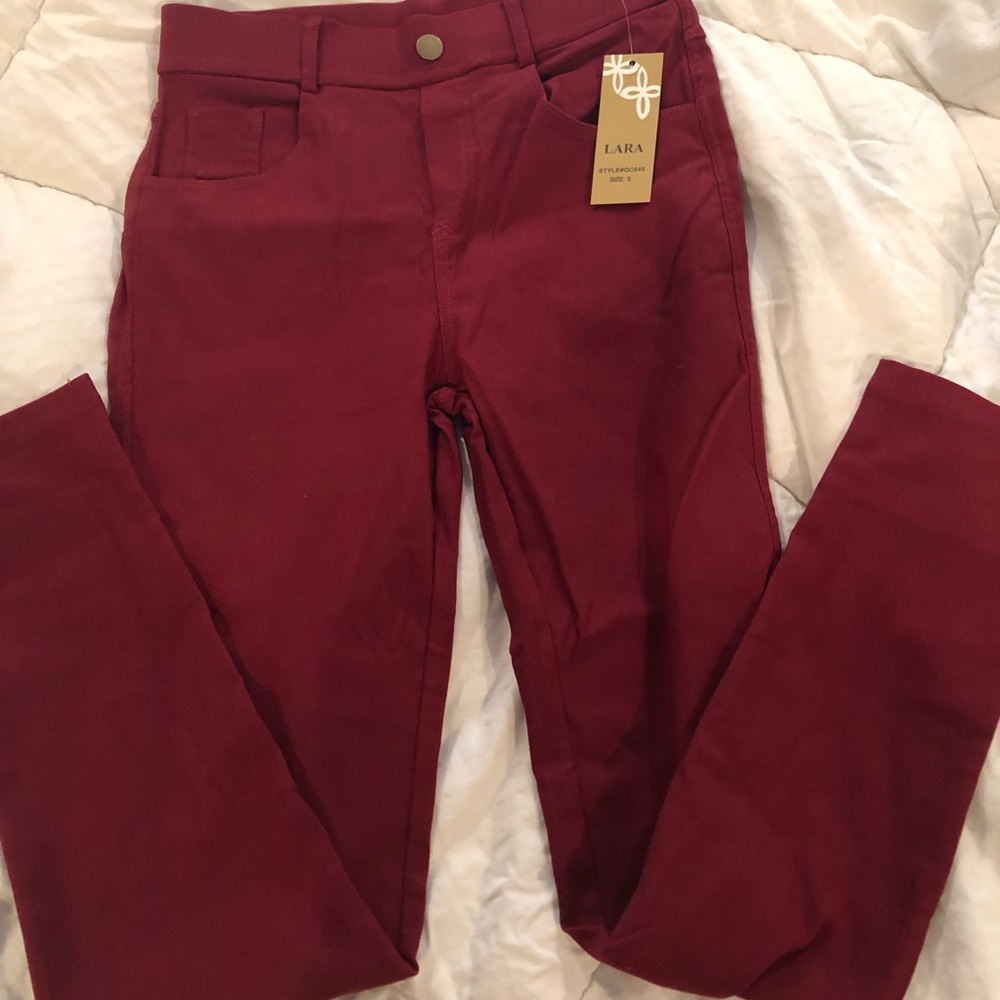 Brand new with tags maroon pants
